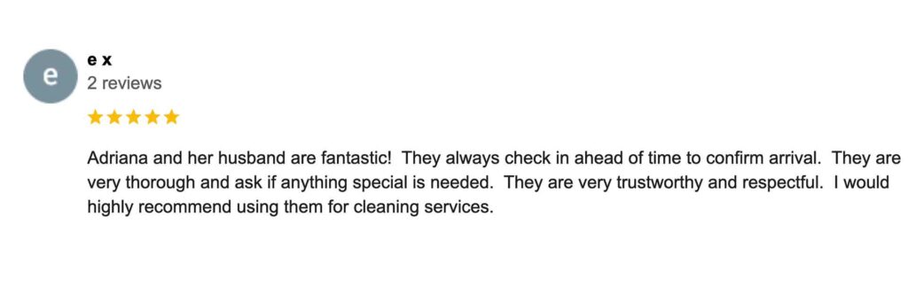 Shiny Cleaning Crew - Trustworthy Professionals 5-Star Review